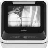 Summer Surprises Limited-Time & Limited-Quantity Deal：COMFEE' Portable Mini Dishwasher Countertop with 5L Built-in Water Tank for Apartments& RVs, No Hookup Needed, 6 Programs, 360° Dual Spray, 162℉ High-Temp& Air-Dry Function