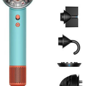 Celebrate with Us Anniversary Limited-Time & Limited-Quantity Deal RM 99.99：Dyson Supersonic NuralTM Hair Dryer, HD16 Ceramic Patina/Topaz, Hair Care, Intelligent Heat Control, Plastic, Drying & Styling