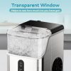 Celebrate with Us Anniversary Limited-Time & Limited-Quantity Deal RM 99.00：EUHOMY Nugget Ice Makers Countertop, Pebble Ice Maker Machine with 35lbs/24H Soft Ice, Self-Cleaning Sonic Ice Maker with Ice Scoop&Basket, Pellet Ice Maker for Home/Kitchen/Office