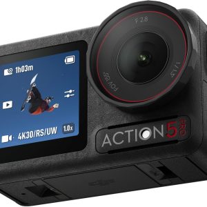 DJI Osmo Action 5 Pro Adventure Combo, Action Camera 4K with 1/1.3" Sensor, 12h Extended Battery Life with 3 Batteries, Stabilization, Dual OLED Touchscreens, Mini Action Camera for Travel, Vlog