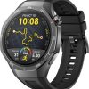Limited-Time Sale for Summer Surprises RM 99：HUAWEI WATCH GT5 Pro 46 mm Smartwatch, Sharp-Edged Design, upto 14 Days Battery Life, Pro-level Sports Watch, Health Tracking, iOS & Android Compatible, 3 Months HUAWEI Care+, Black